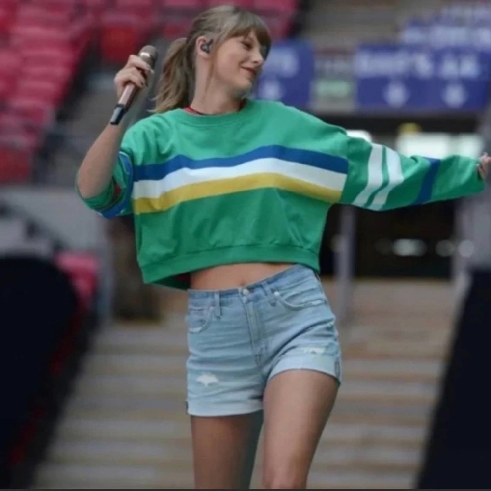 NWT Madewell High-Rise Denim Shorts in Posey Wash Size 32